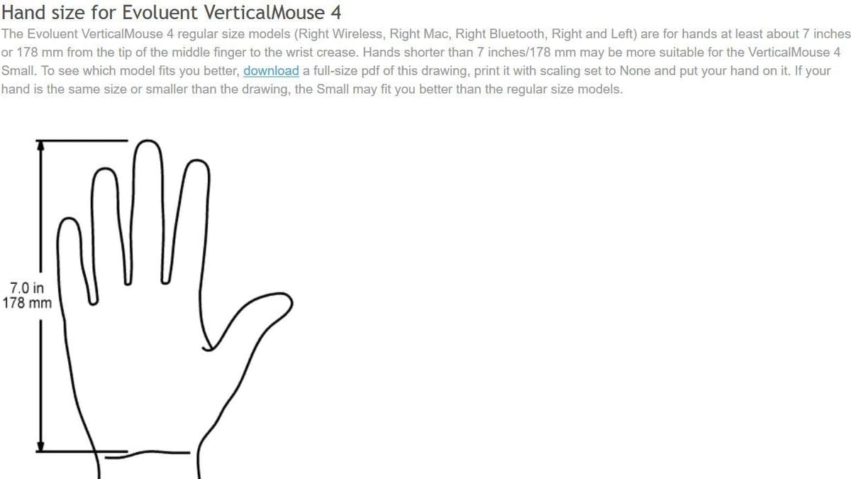 Ergonomic Wireless Mouse Small Size F812522