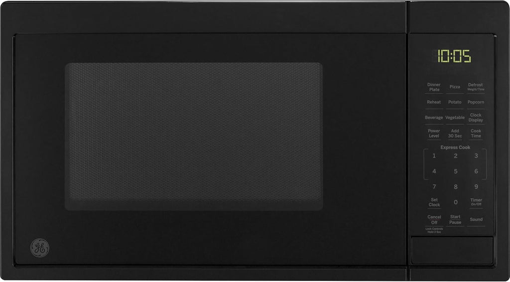 0.9 Cubic Feet 900 Watts Black Stainless Steel Microwave Oven C1297