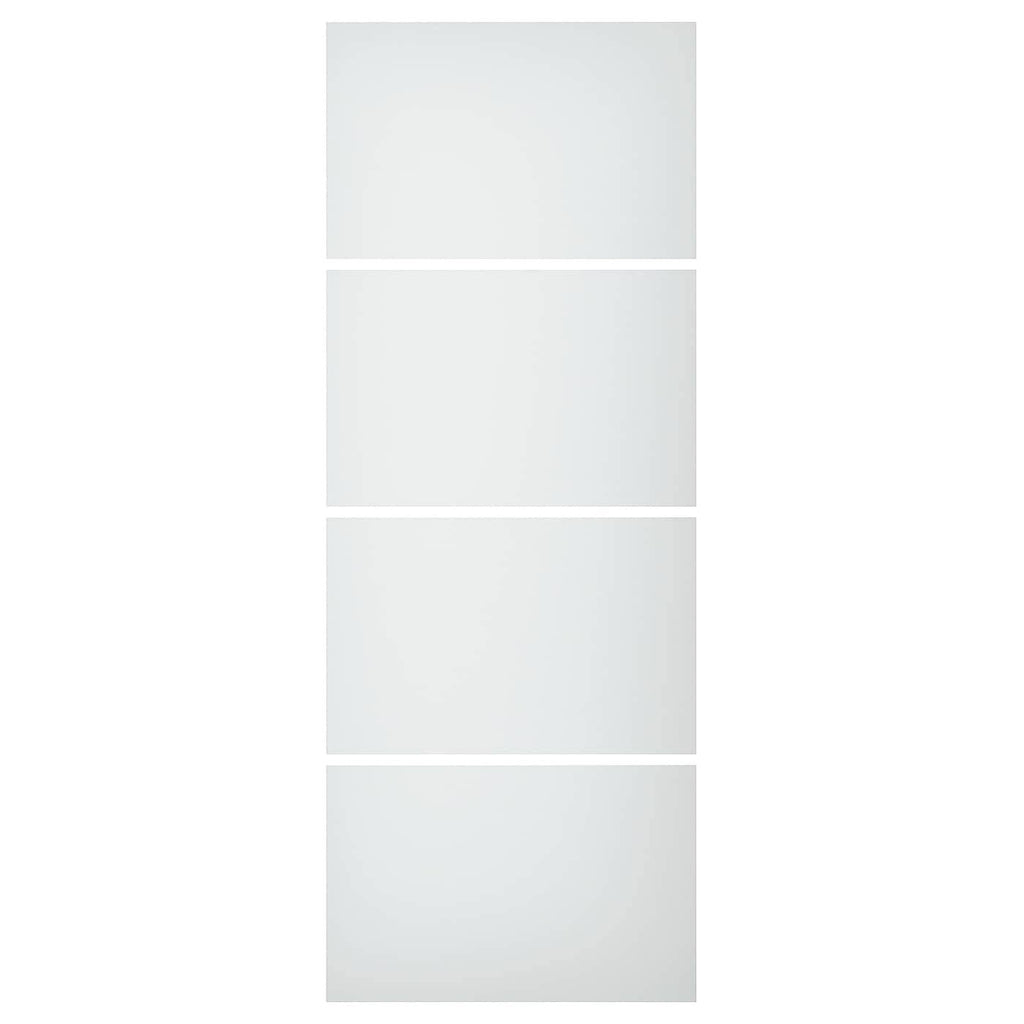 White Paper Effect 4 Panels for Sliding Door Frame V813