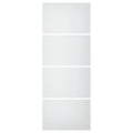White Paper Effect 4 Panels for Sliding Door Frame V813
