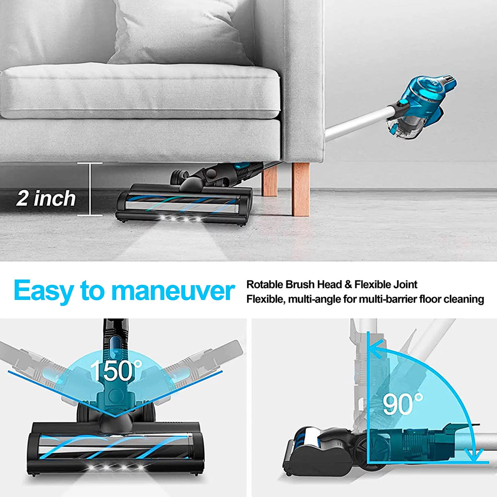 Cordless Vacuum Cleaner with 2 Batteries F92195