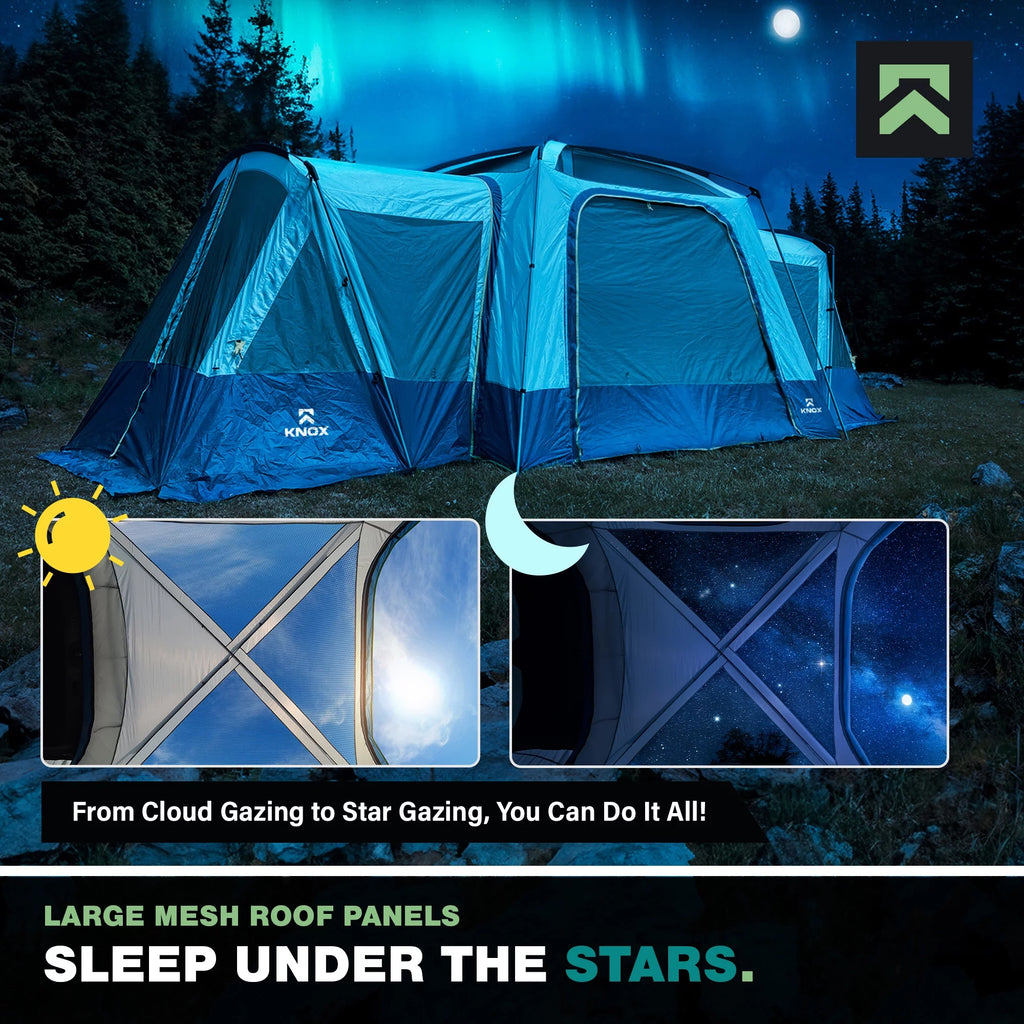 10-Person SUV Tent with 2 Screen Rooms Rainfly Q713