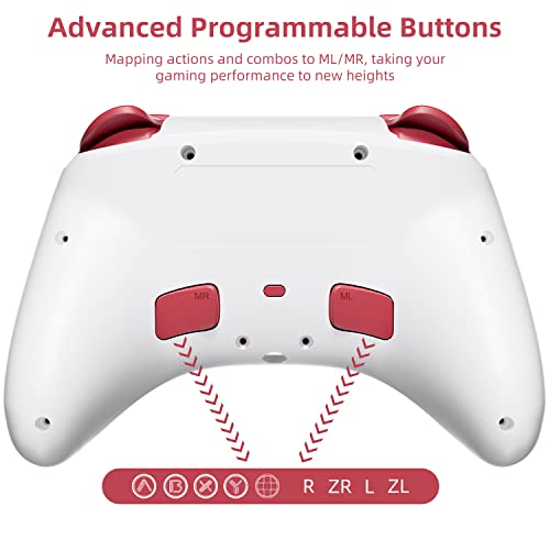 Sakura Pink Wireless Bluetooth Controller with Headphone Jack F72662