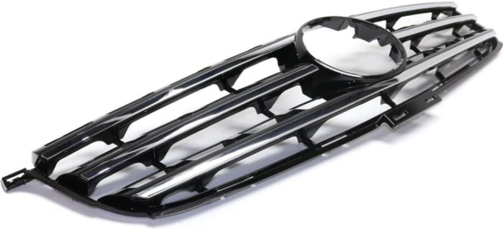Black Plastic Grille Assembly with Chrome Molding C1995