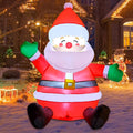 5 FT Christmas Inflatable Sitting Santa Claus with LED Lights V745