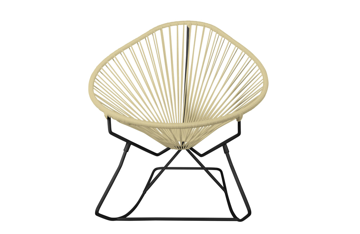 Black/Ivory Rocker Chair T169