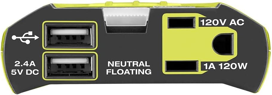 18V 120 Watt Automotive Power Source Inverter E435083