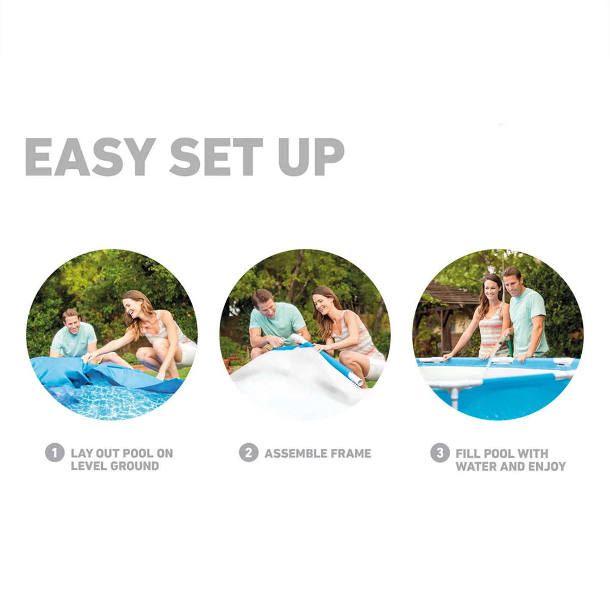 10' x 30 Above Ground Steel Frame Swimming Pool Q201