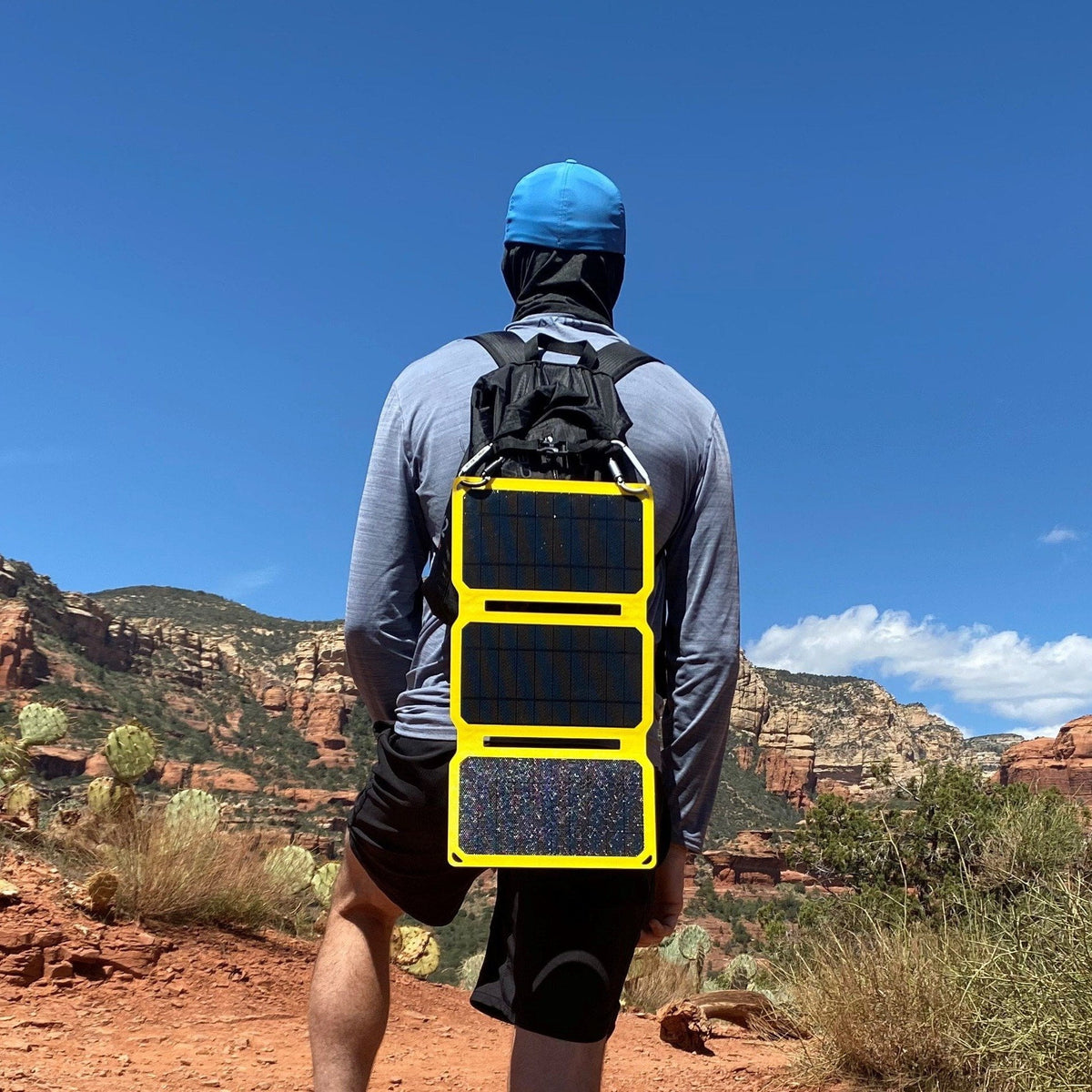 25W Portable Solar Panel Charger Kit USB-A & USB-C M6363