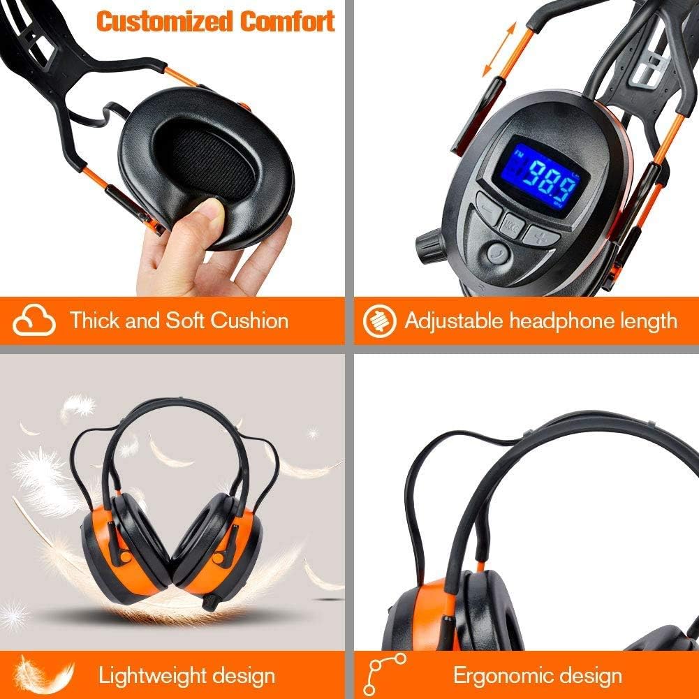 Wireless Noise Cancelling Bluetooth Earmuffs, NRR 29dB S27803
