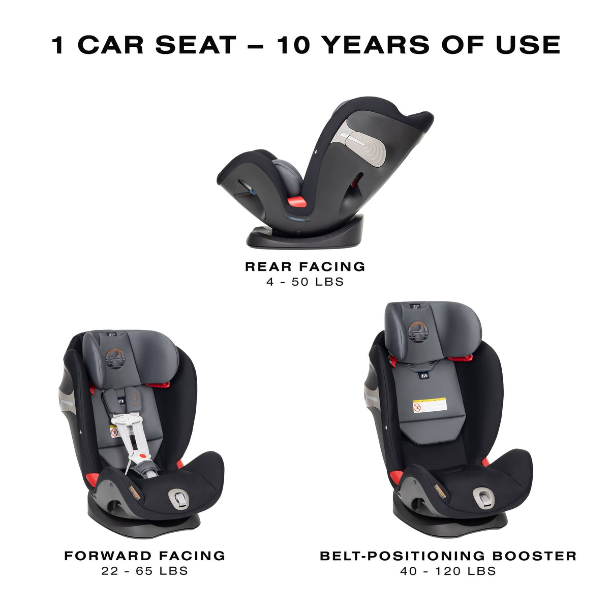 All-in-One Convertible Car Seat W74874