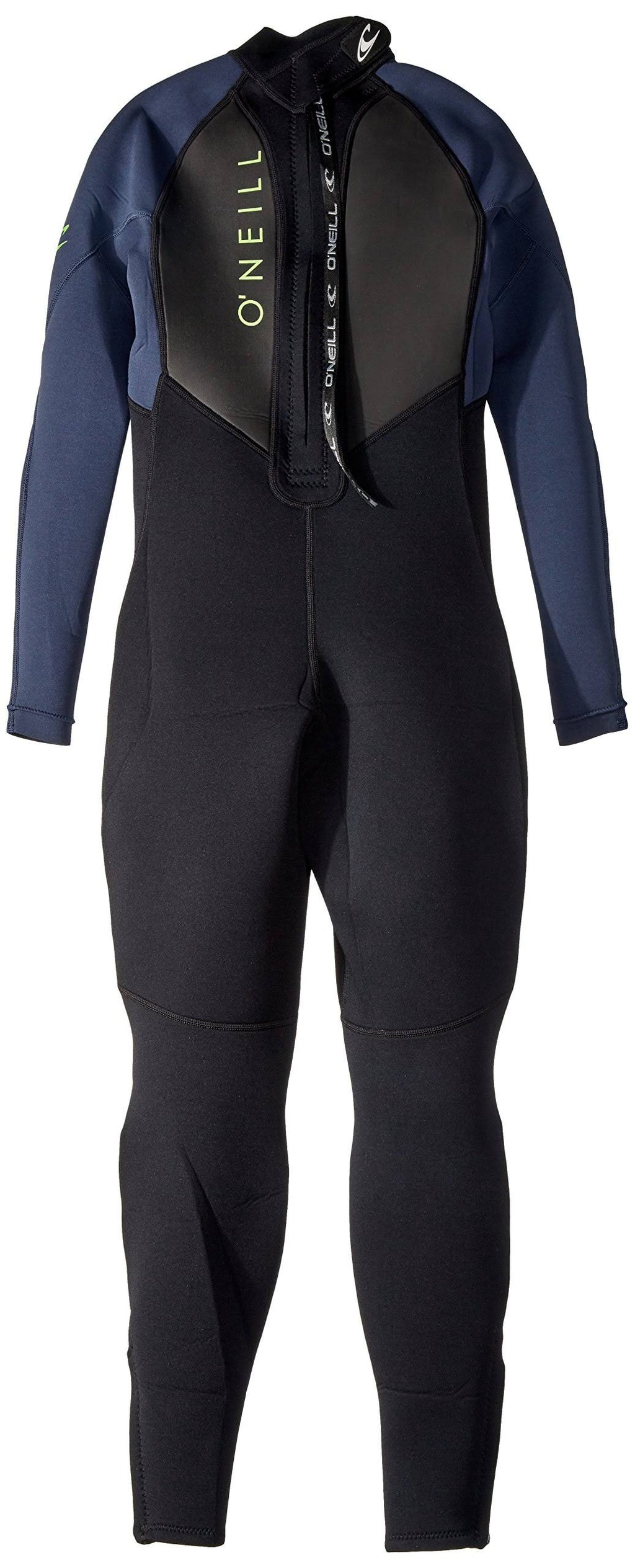 Black 3/2mm Back Zip Full Wetsuit C11382