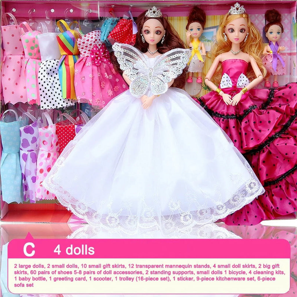 Barbies Gift Box Doll Set Princess Toy D671