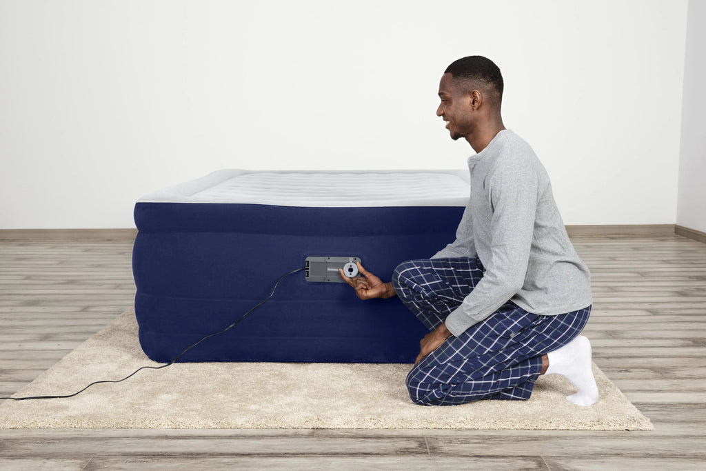 Queen Air Mattress with Built-in AC Pump N4223