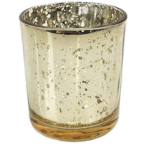 Mercury Glass Votive Candle Holders Set of 12 J8555