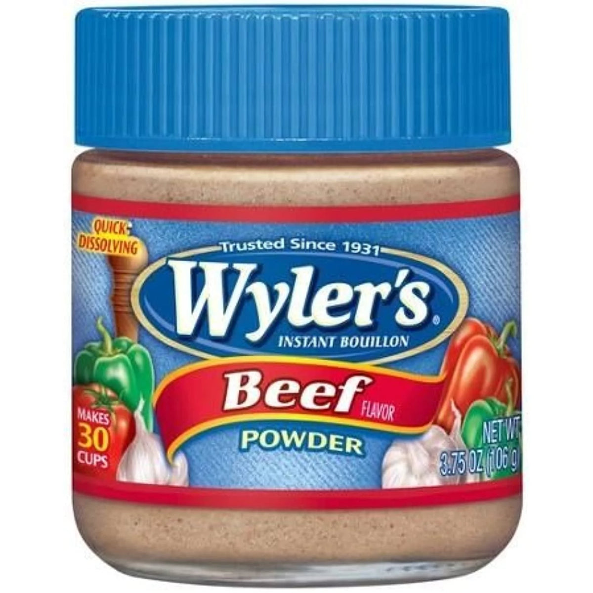 3.75 Oz Beef Instant Bouillon Powder (Pack Of 4) Q14499