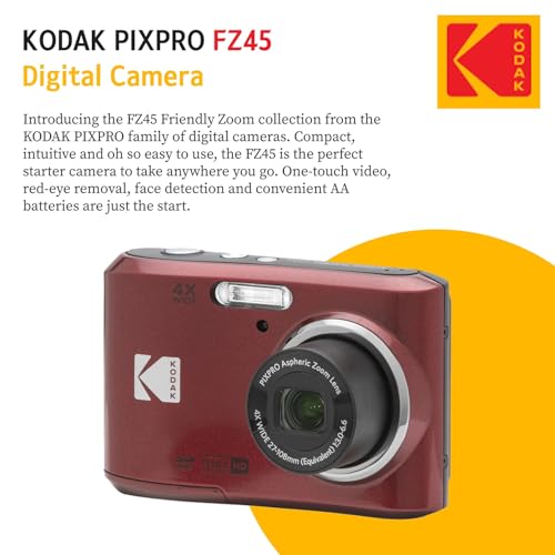 Digital Camera with Point & Shoot Camera Case and 128GB SDXC Memory Card D5308