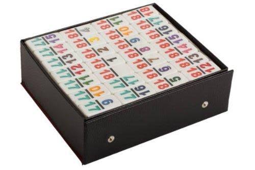 Double 18 Mexican Train Dominoes K787