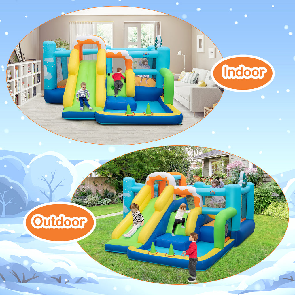 7-in-1 Kids Inflatable Bounce Castle B57747