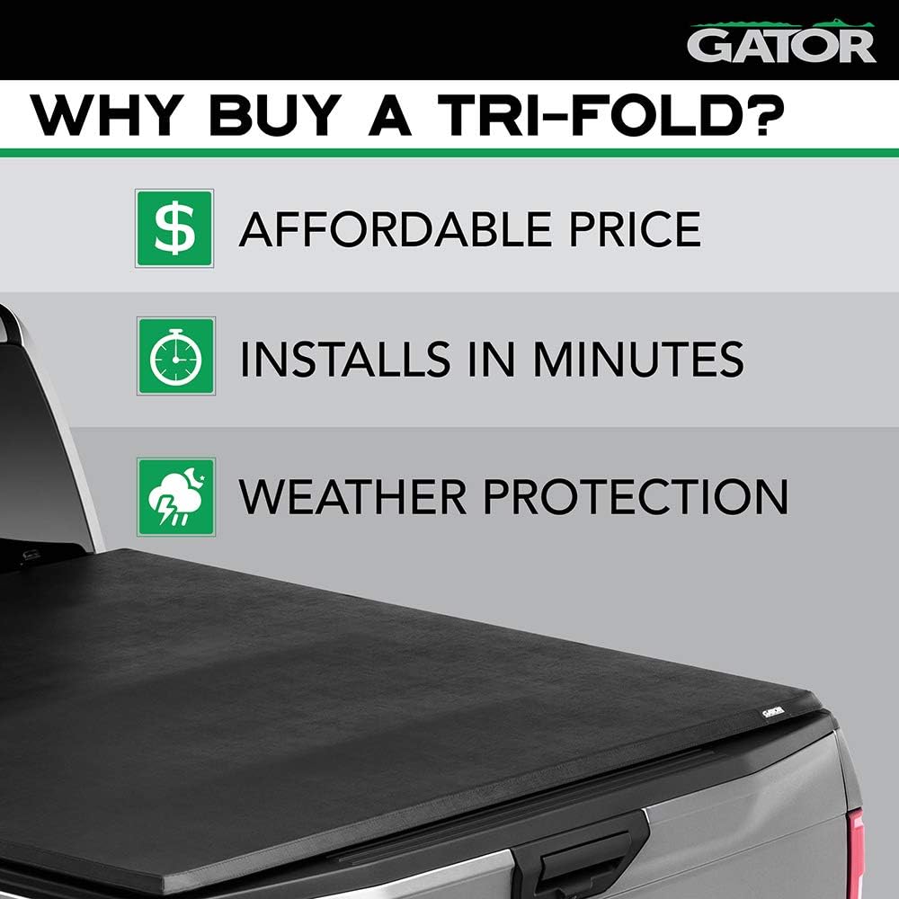 Soft Tri-Fold Truck Bed Tonneau Cover J601