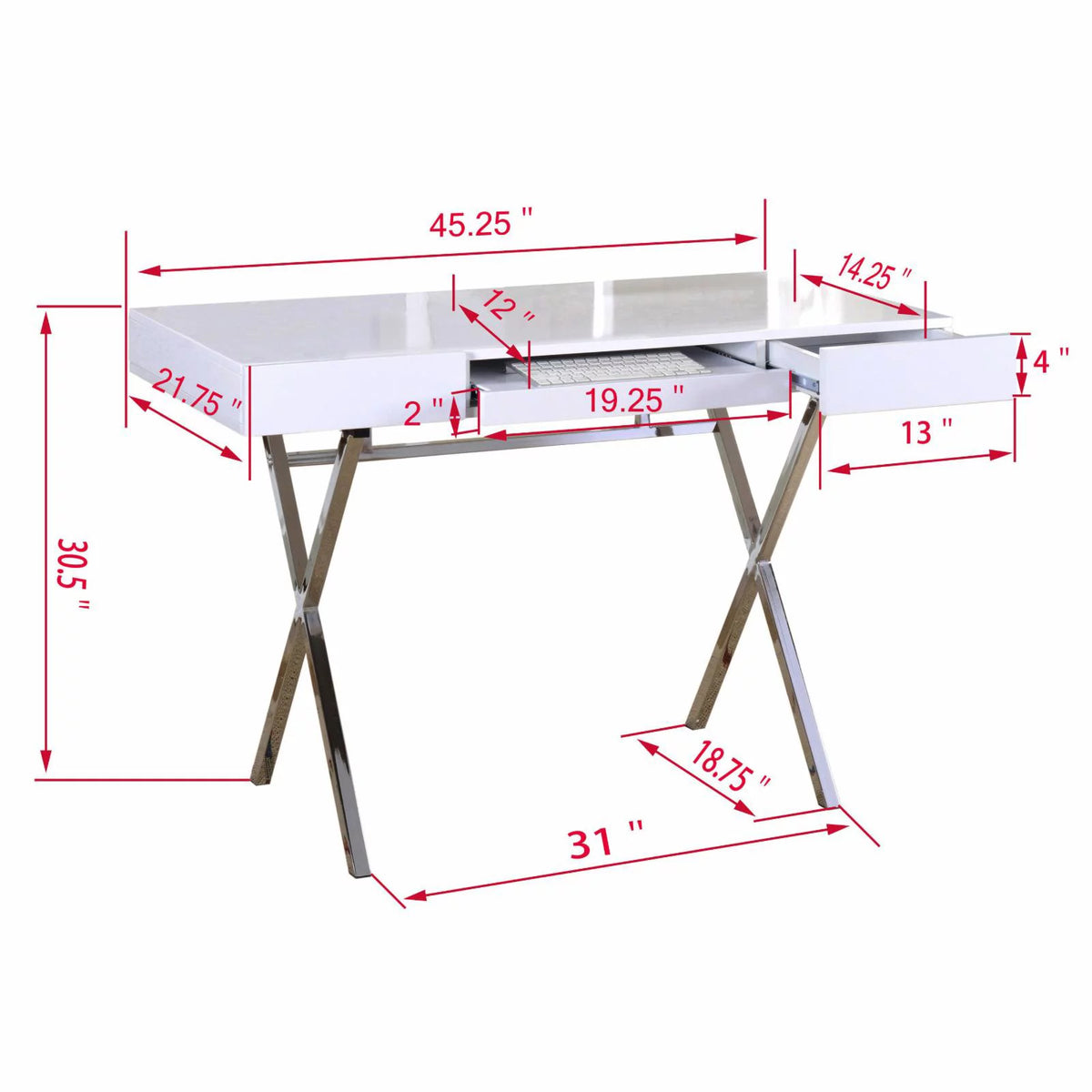 Computer X Desk U3564