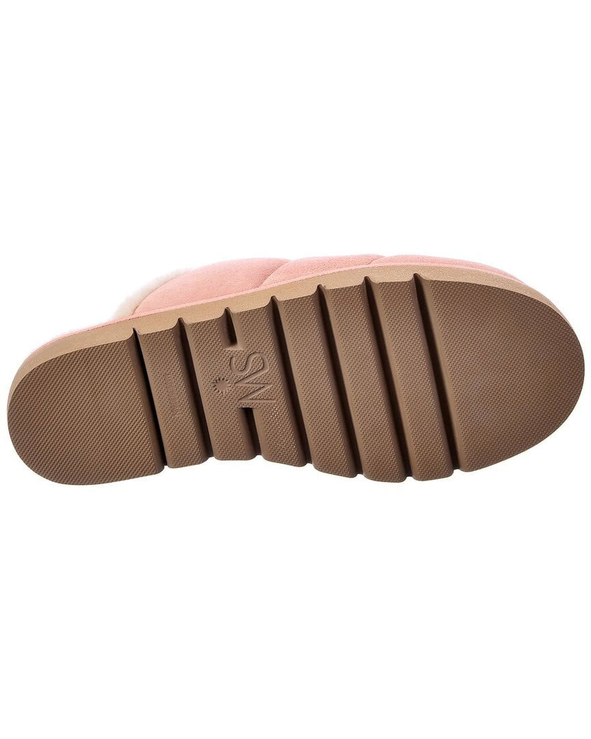 Pink Suede Mule U2492
