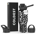 46 oz Vacuum Insulated Stainless Steel Water Bottle with Handle I410