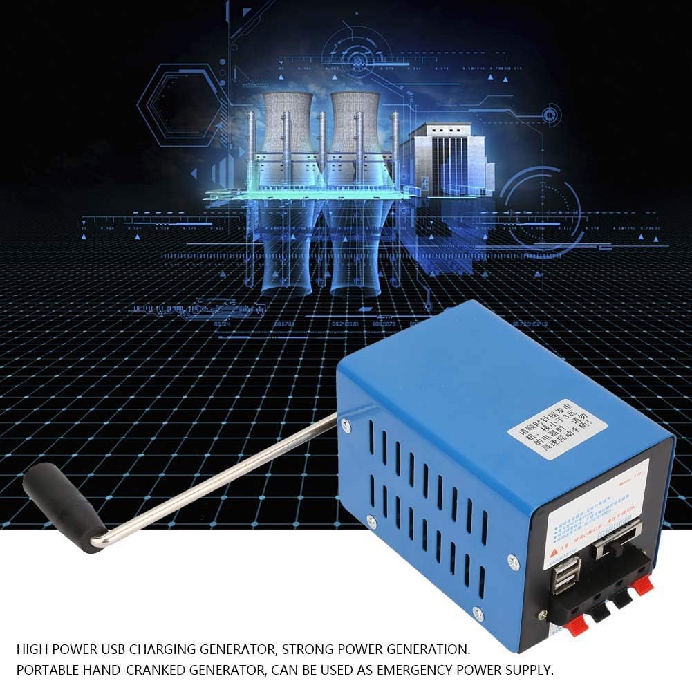 Hand Crank Generator USB Power Supply W73824