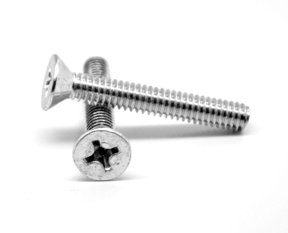 #8-32 x 5/16 Coarse Thread Phillips Flat Head Machine Screw R7508