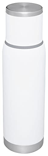 25 oz Insulated Stainless Steel Vacuum Bottle with Leakproof Cup Lid H52420