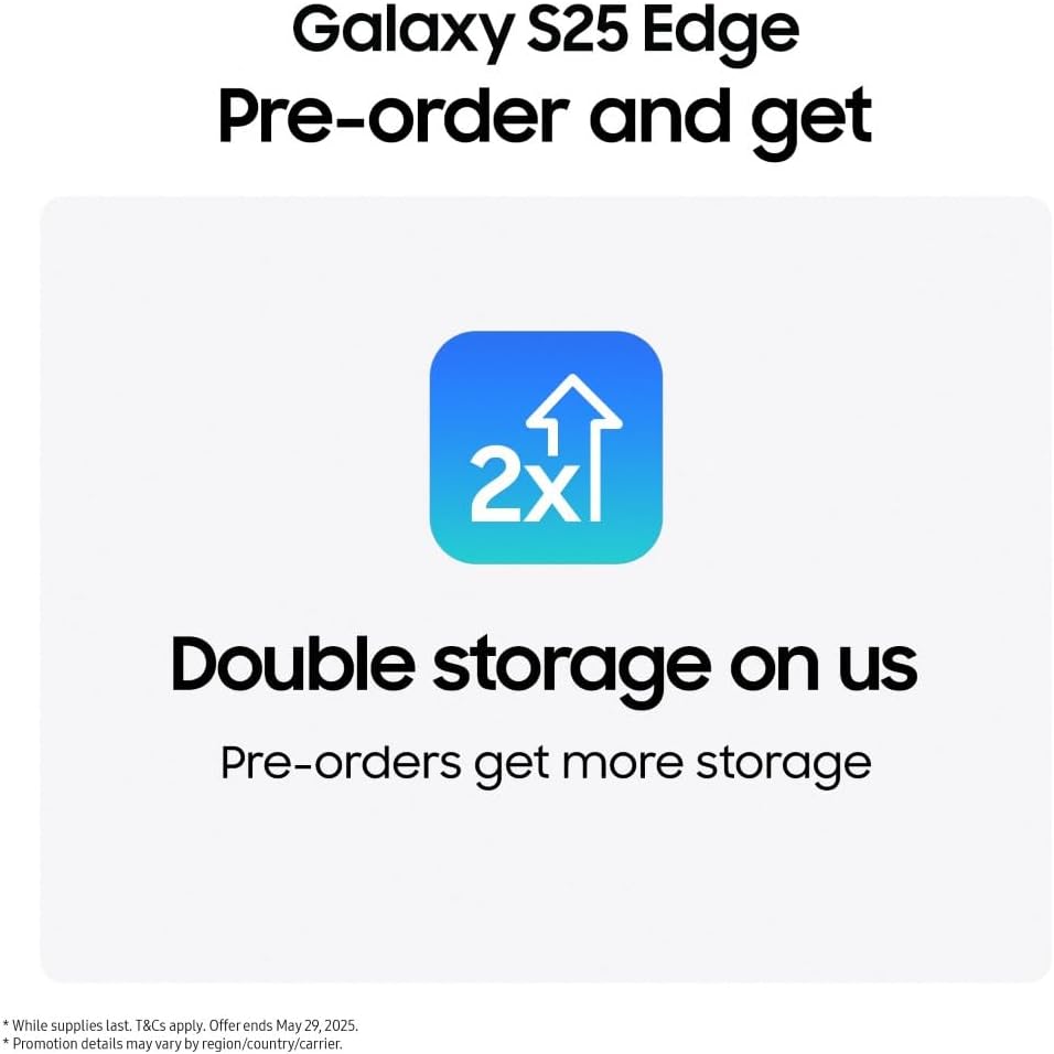Galaxy S25 Edge Smartphone F305501