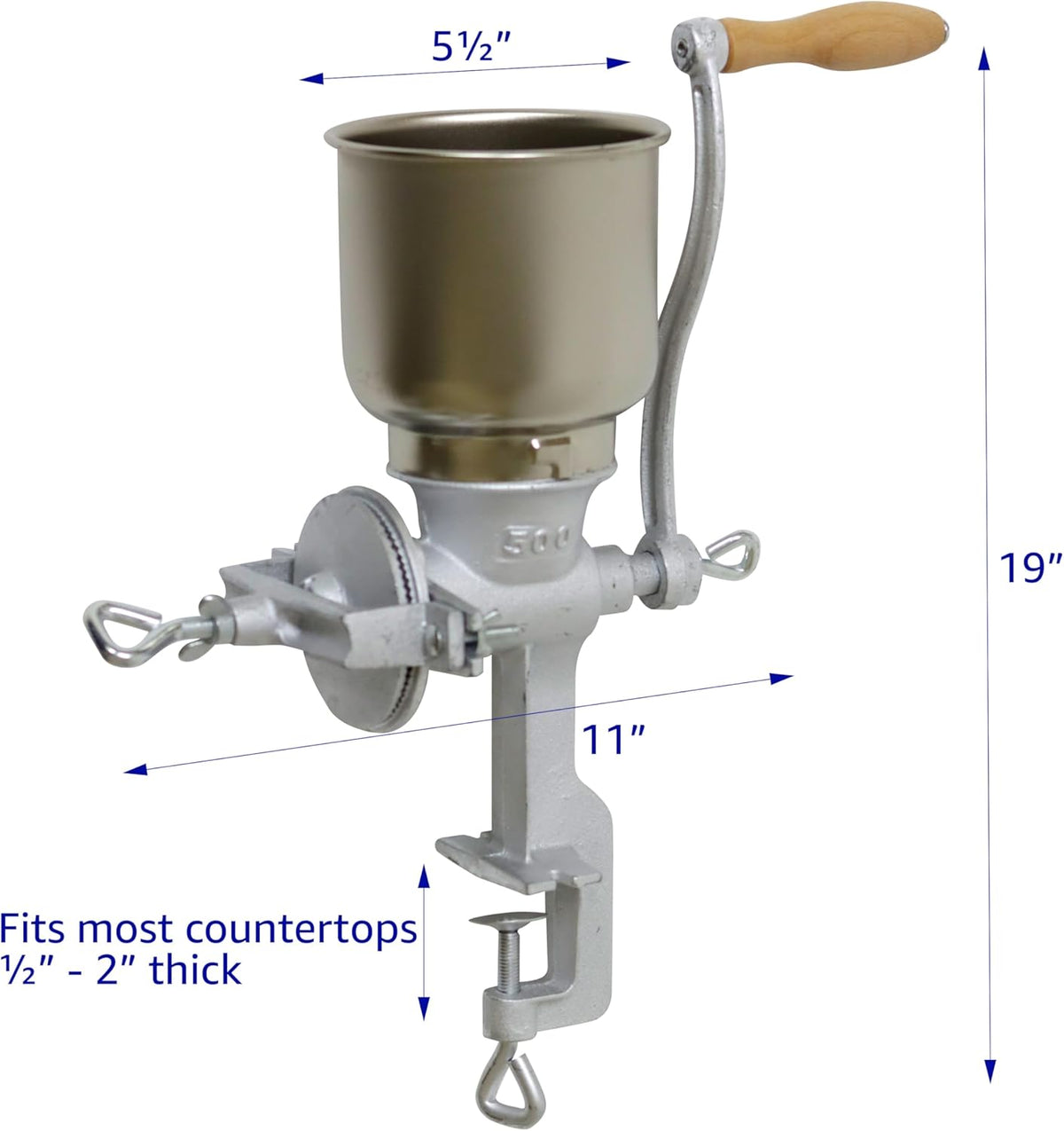 Cast Iron Manual Grain Mill Grinder R80106