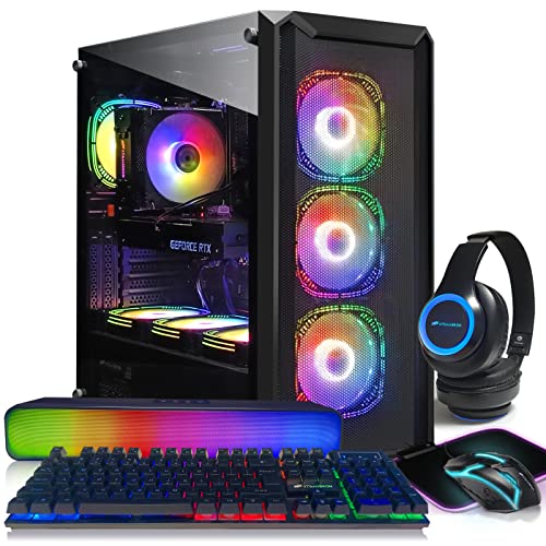 Gaming Desktop PC, Radeon RX 560, Intel core i5 up to 3.6GHz, 16G Memory, 512G SSD H187175