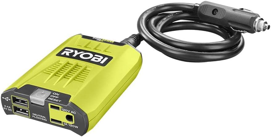18V 120 Watt Automotive Power Source Inverter E435083