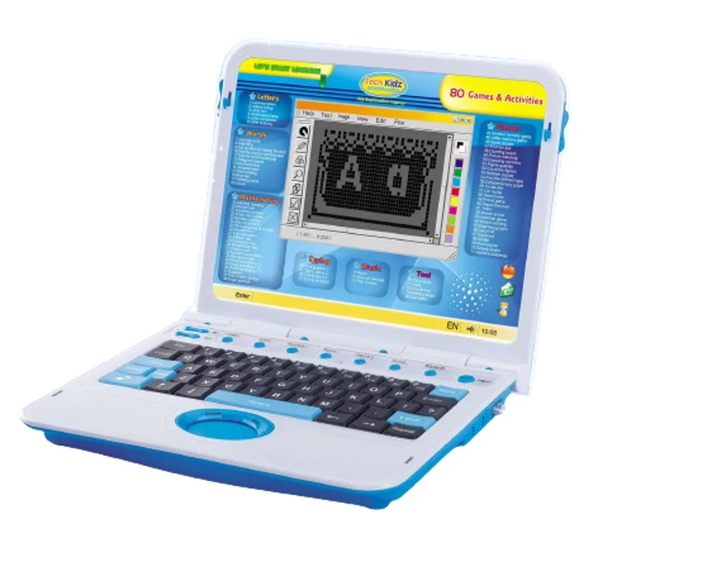 Blue Children's Educational Interactive Laptop with LCD Screen T1711