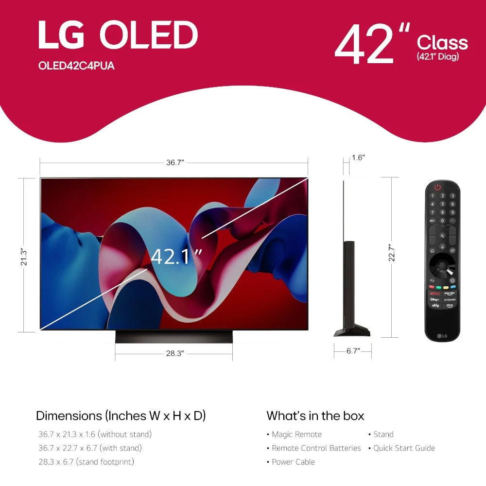 42" 4K UHD OLED Smart TV U1287