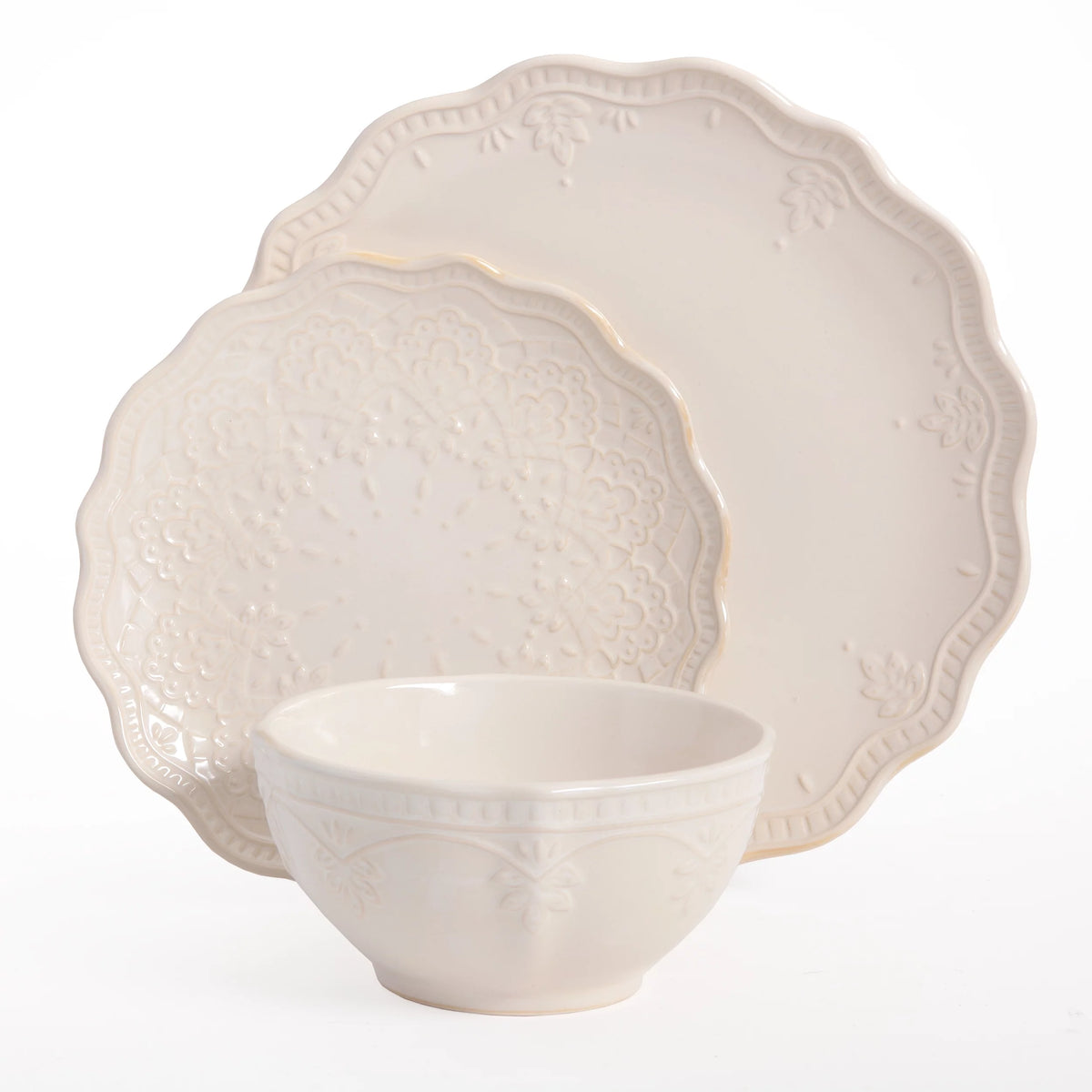 12-Piece Linen Dinnerware Set H754518