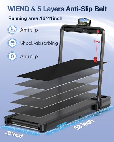 2 in 1 Smart Treadmill with 300lbs Capacity T63928