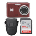 Digital Camera with Point & Shoot Camera Case and 128GB SDXC Memory Card D5308