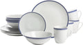 16-Piece Blue Ceramic Dinnerware Set N301154