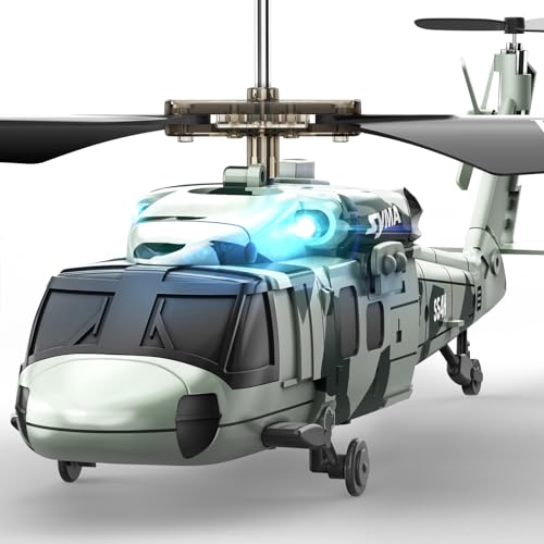 Military RC Helicopter with LED Light S4004