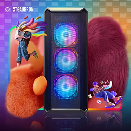 Gaming Desktop PC, Radeon RX 560, Intel core i5 up to 3.6GHz, 16G Memory, 512G SSD H187175