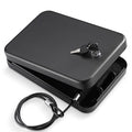 Black Portable Handgun Lock Box U91428