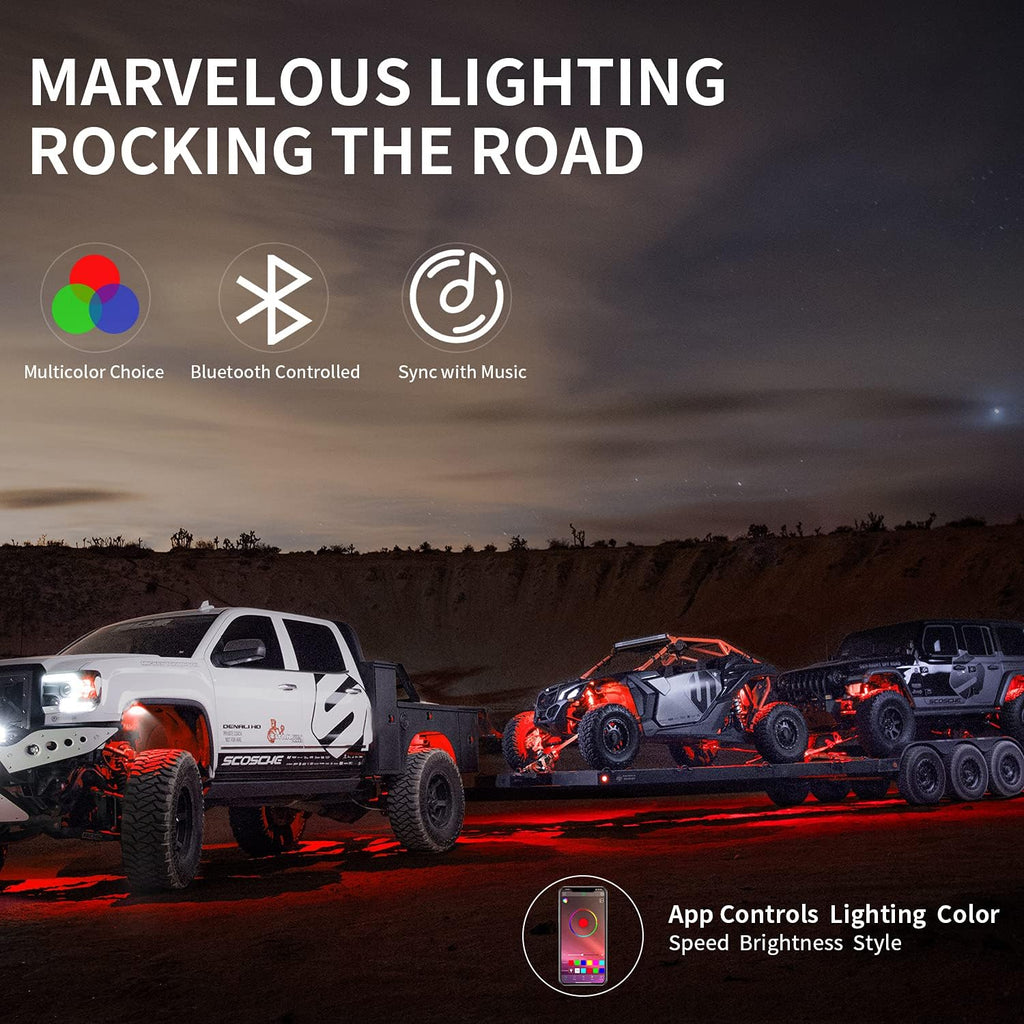 RGB LED Rock Lights 4PODS J801007
