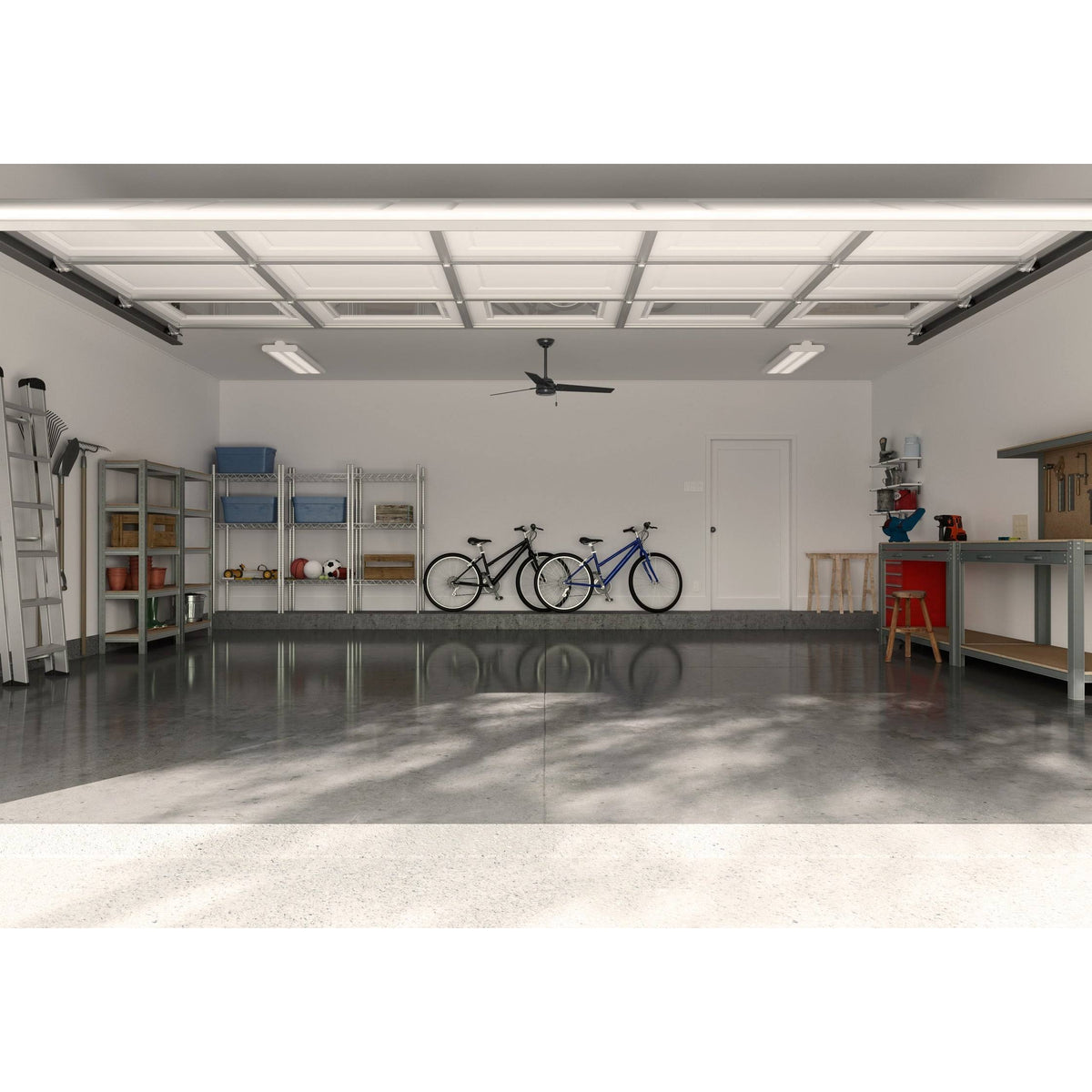 Fresh White Outdoor Ceiling Fan I542