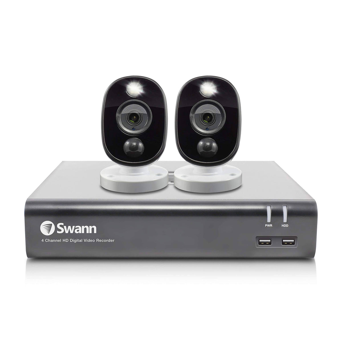 4-Channel 2-Camera Wired 1080p 1TB DVR Surveillance System W784133