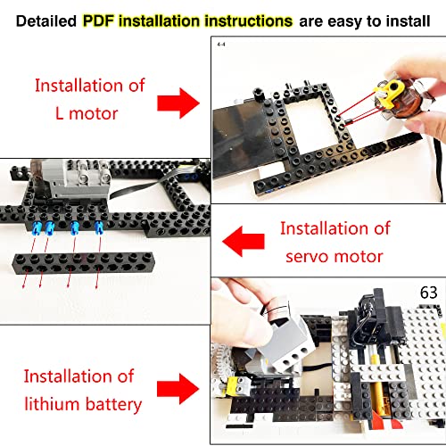 3 Motors Motor Set Compatible with Lego 42141 X85468