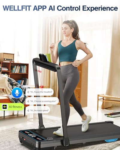 2 in 1 Smart Treadmill with 300lbs Capacity T63928