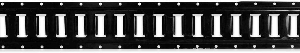 12 Piece Black E-Track Rails and Accessories Kit E1327