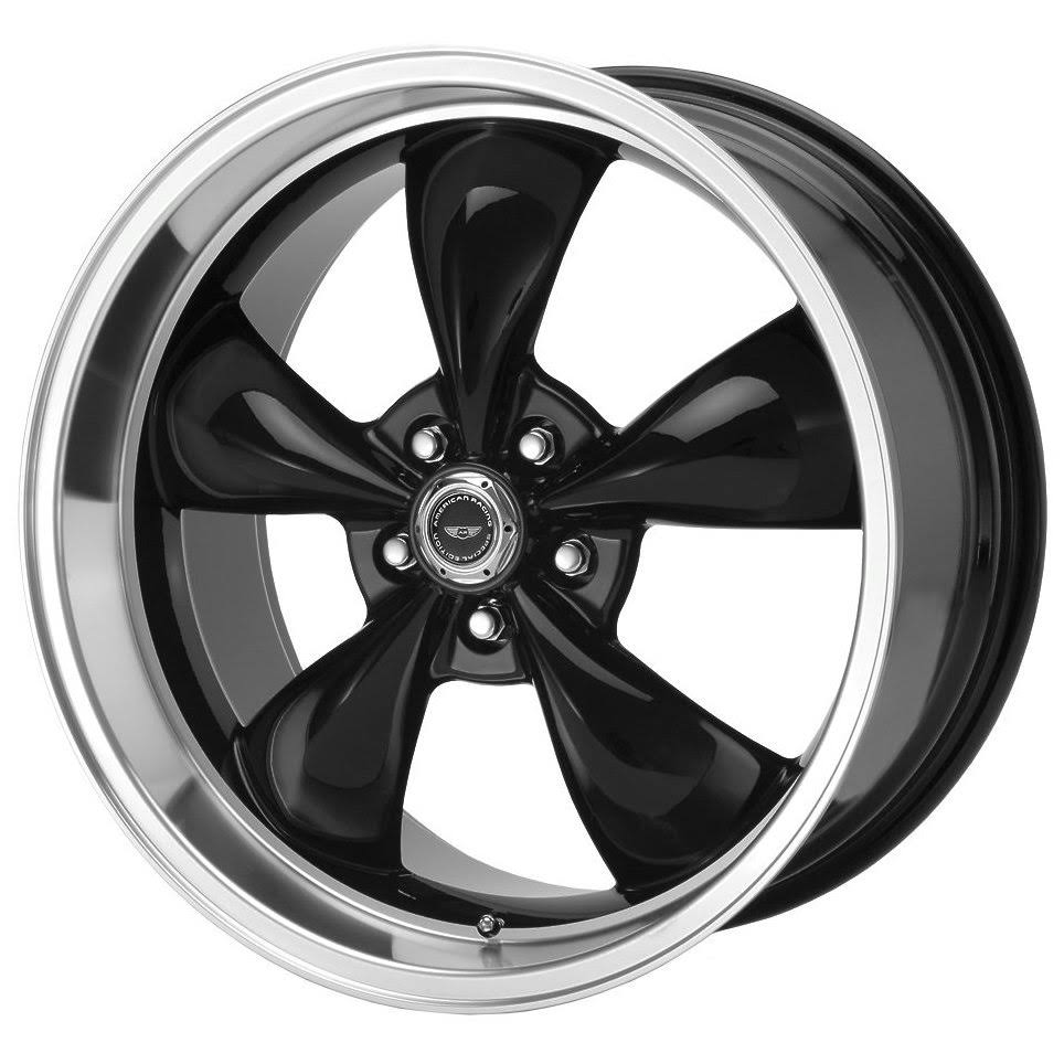 17x10.5 5x120.65 Black Wheel K75452